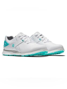 FootJoy Women's Shoe Pro-SL 98117 leather golf shoes in white size 8